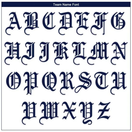 Camiseta de béisbol azul marino-gris con rayas blancas y azul marino auténtica personalizada - Imagen 3