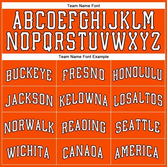 Camiseta de béisbol auténtica sin mangas, color naranja y blanco, personalizada y en negro. - Imagen 3