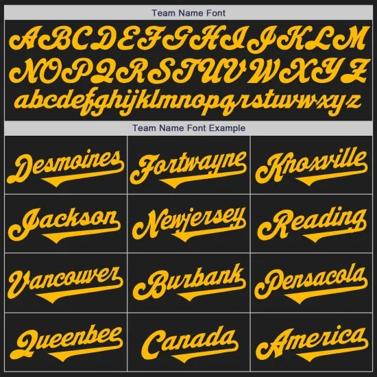 Camiseta de béisbol auténtica personalizada, dorada, negra y a rayas doradas - Imagen 3