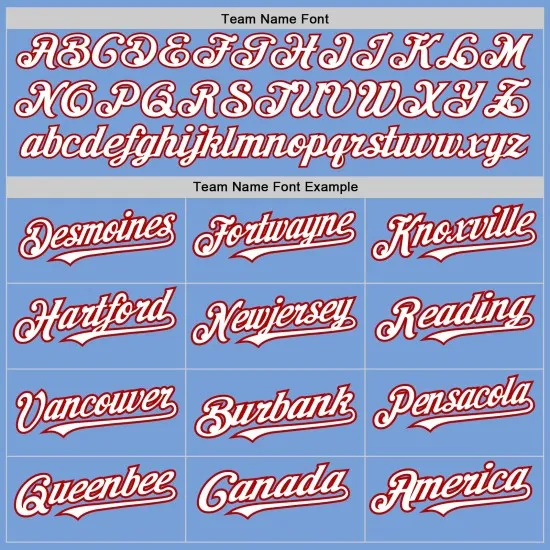 Camiseta de béisbol personalizada con raya azul degradado en blanco y rojo, ligera y auténtica. - Imagen 3