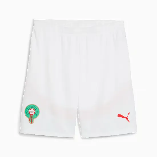 Terceros pantalones cortos Marruecos 2025 hombre - blanco