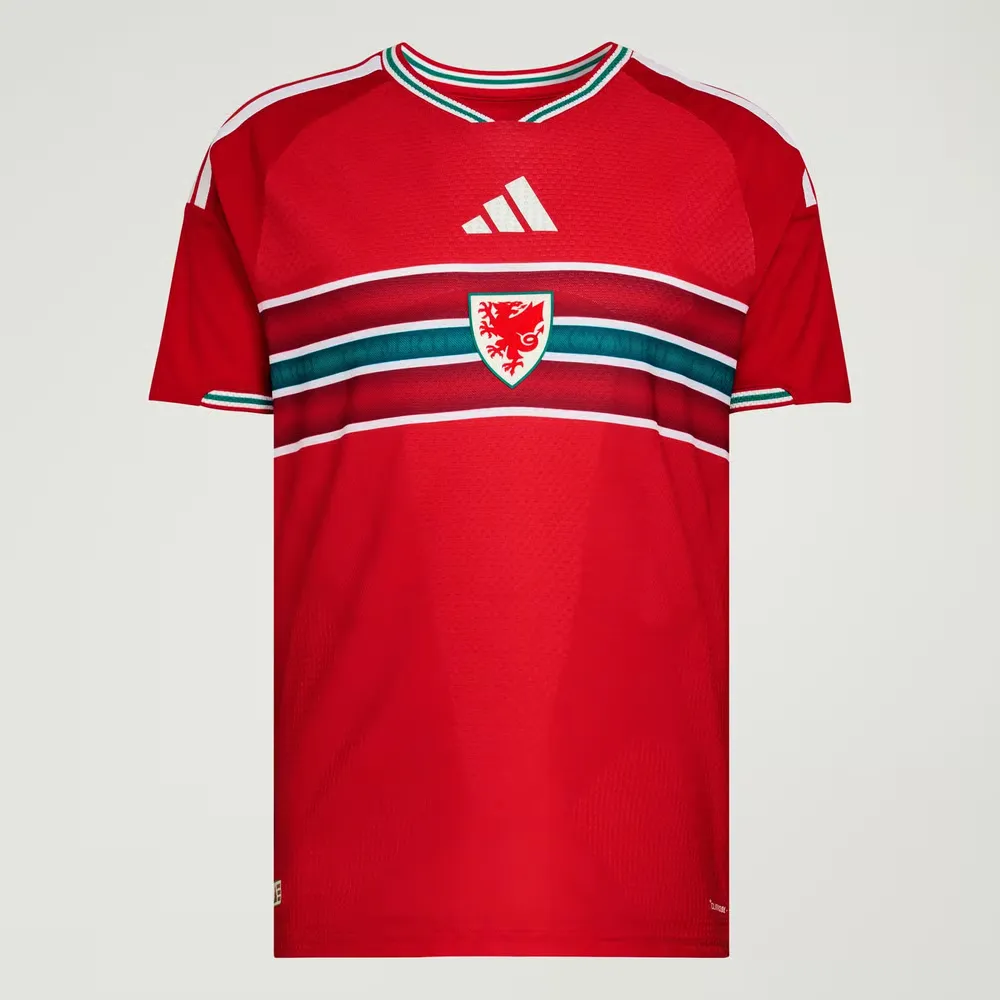 Camiseta local auténtica de la Copa del Mundo 2026 de Gales para niño