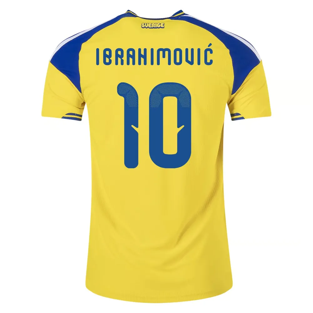 Camiseta Auténtica Local Suecia 2026 para Mujer IBRAHIMOVIĆ #10