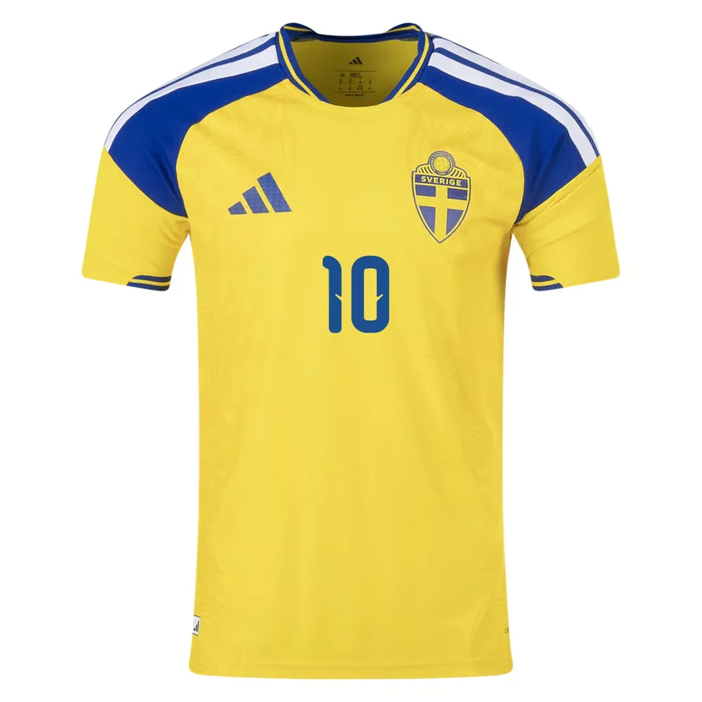 Camiseta Auténtica Local Suecia 2026 para Mujer IBRAHIMOVIĆ #10 - Imagen 2
