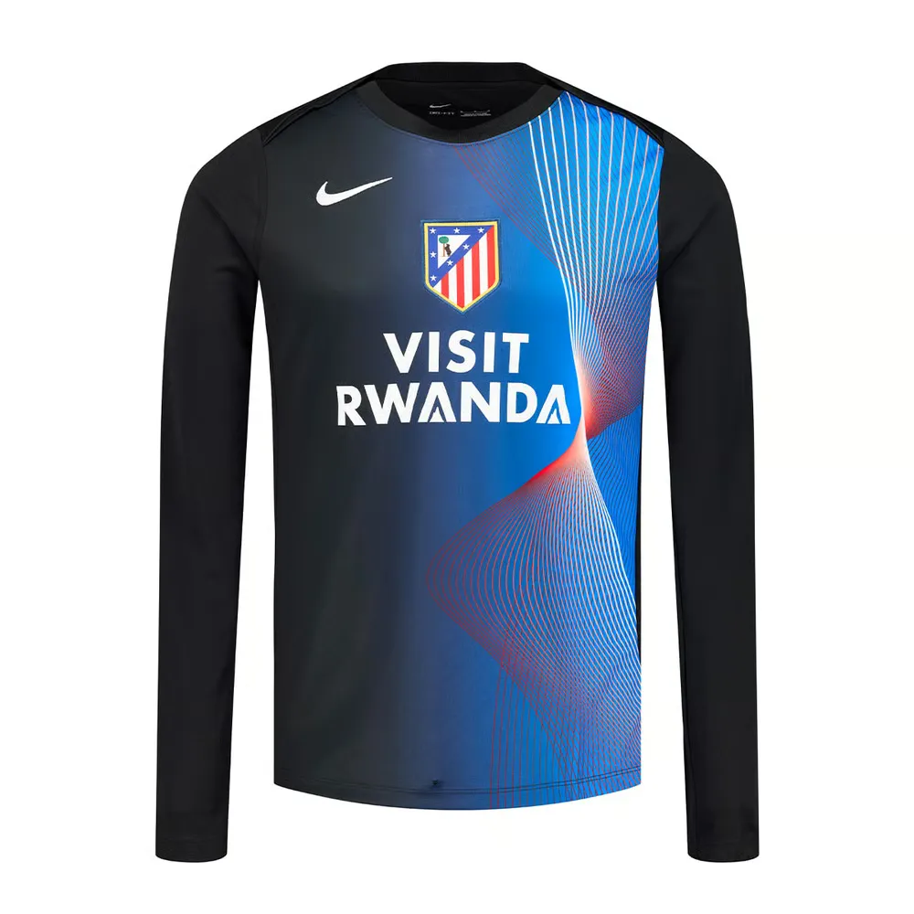 Camiseta infantil Atlético de Madrid 2025/26 tercera UEFA prepartido manga larga