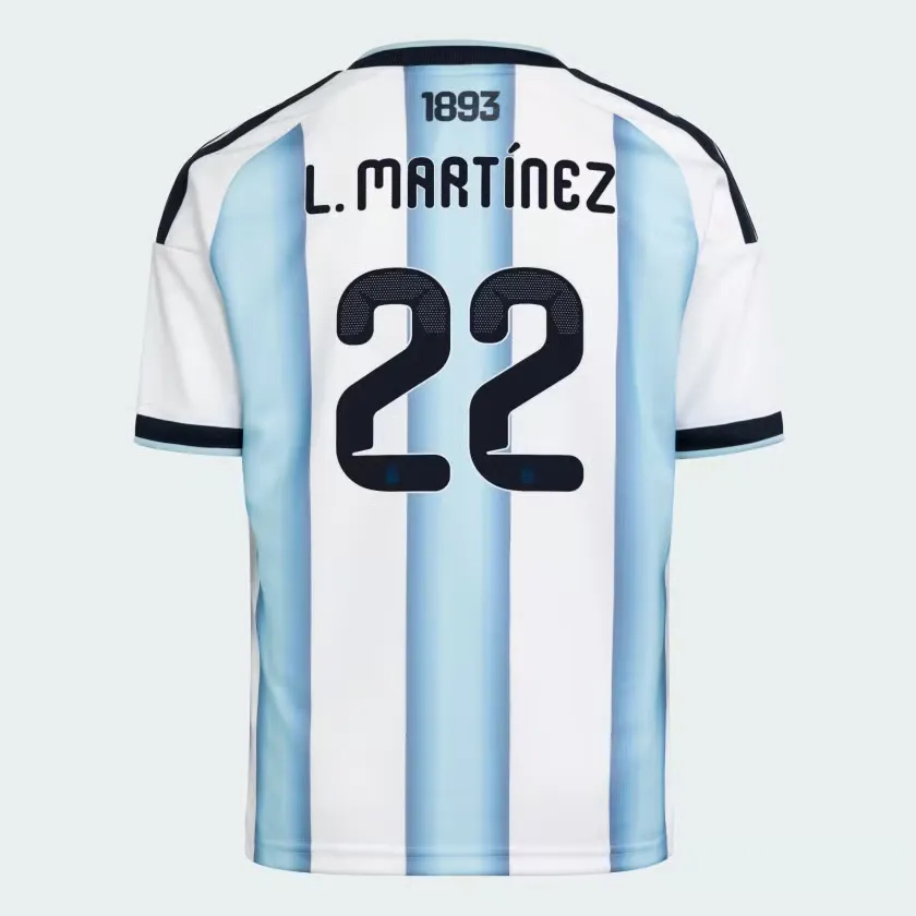 Camiseta Oficial Local Argentina 2026 Mujer L. MARTÍNEZ #22