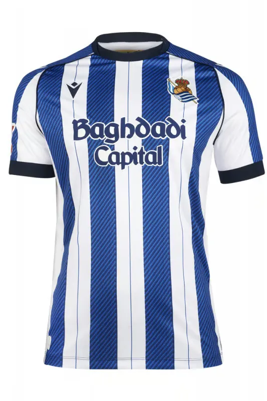 Camiseta local con patrocinio 2025/26 de la Real Sociedad para niño