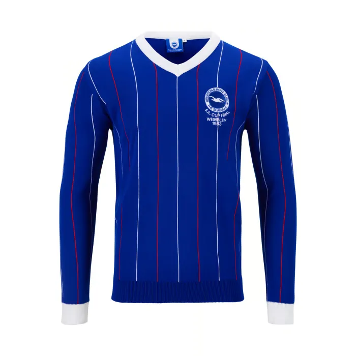 Camiseta Retro Final FA Cup Brighton & Hove Albion 1983 para Hombre