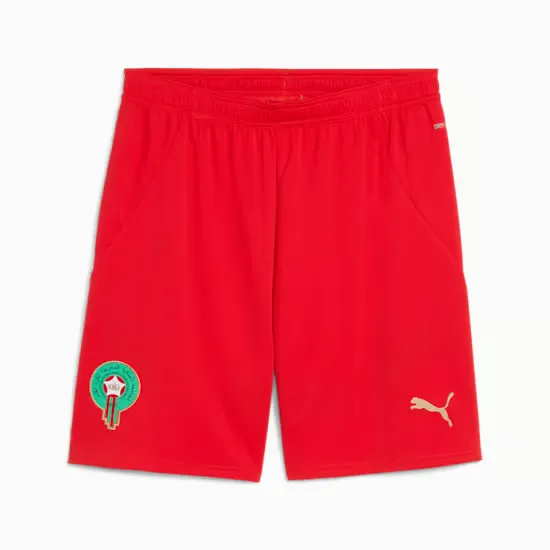 Terceros pantalones cortos Marruecos 2025 niño - rojo