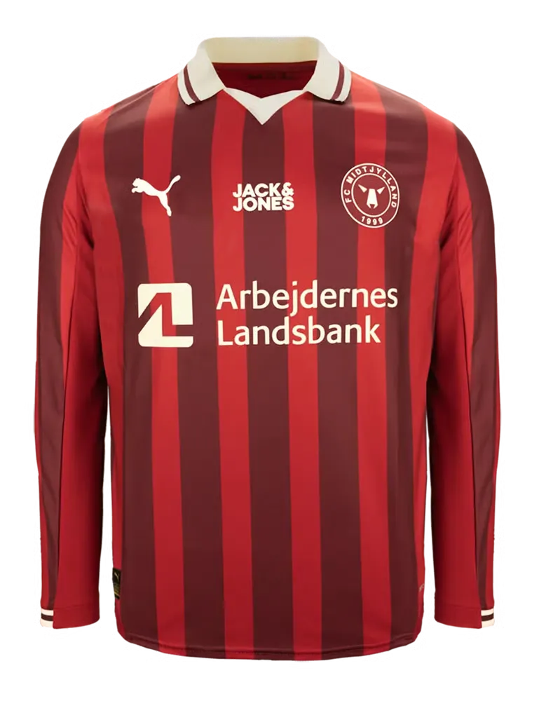 Niño FC Midtjylland 2025/26 Camiseta Visitante Manga Larga