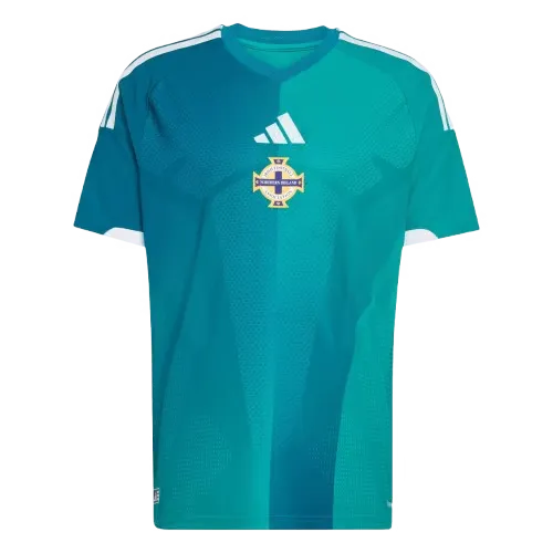 Mujer Irlanda del Norte 2026 Local Auténtica Copa del Mundo Camiseta