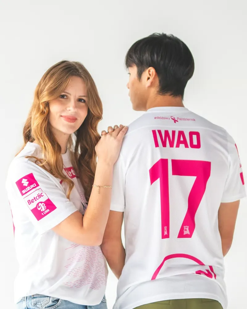 Camiseta Tercera Rosa de Octubre Puszcza Niepołomice 2025/26 para Mujer - Imagen 2
