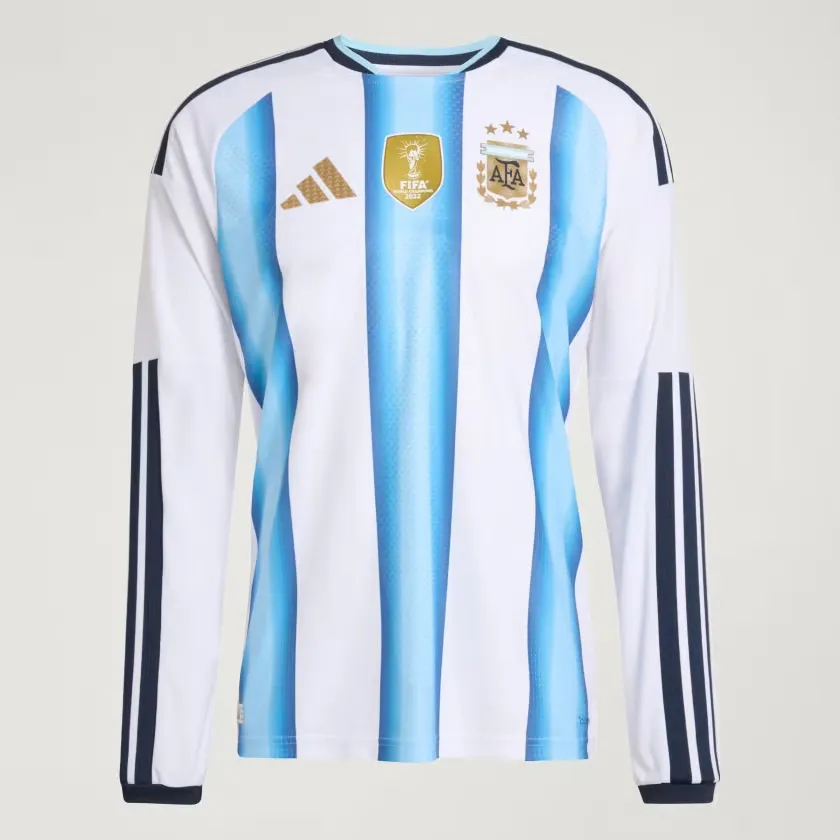 Camiseta oficial de local Argentina 2026 de manga larga para mujer