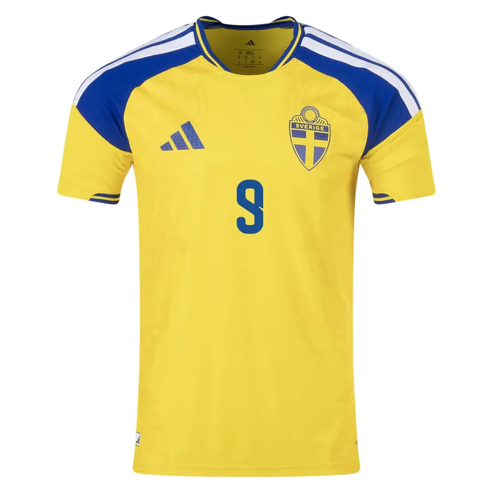 Camiseta Auténtica Local Suecia 2026 para Niño ISAK #9 - Imagen 2