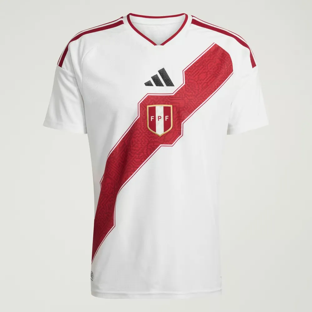 Camiseta local auténtica de la Copa del Mundo 2026 de Perú para hombre