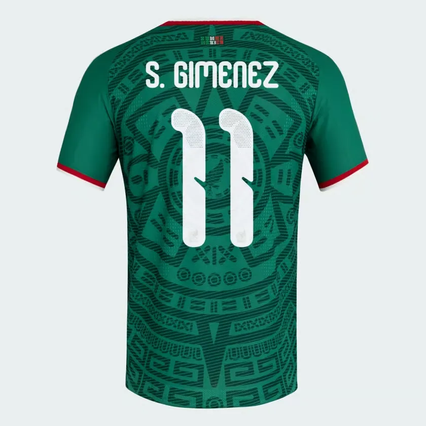 Camiseta Oficial Local México 2026 Hombre S. GIMENEZ #11