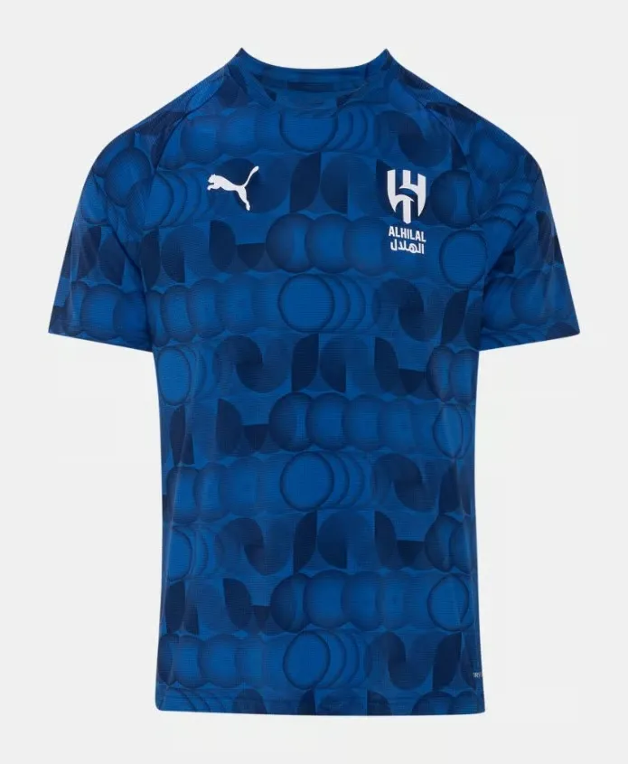 Camiseta Previa al Partido Tercera 2025/26 Azul del Al Hilal SFC para Mujer