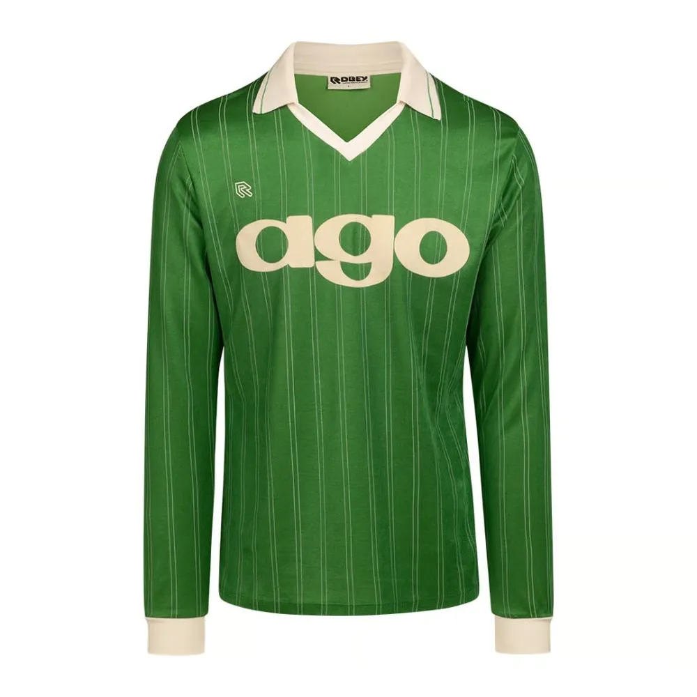 Camiseta retro de manga larga 1982/83 del FC Groningen para hombre