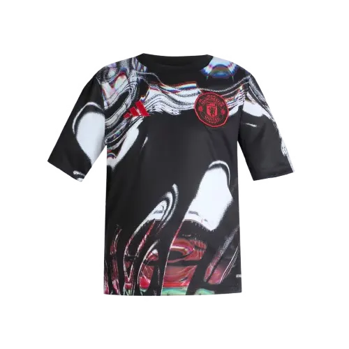 Niño Manchester United 2025/26 Tercera Camiseta Pre Match - Negra