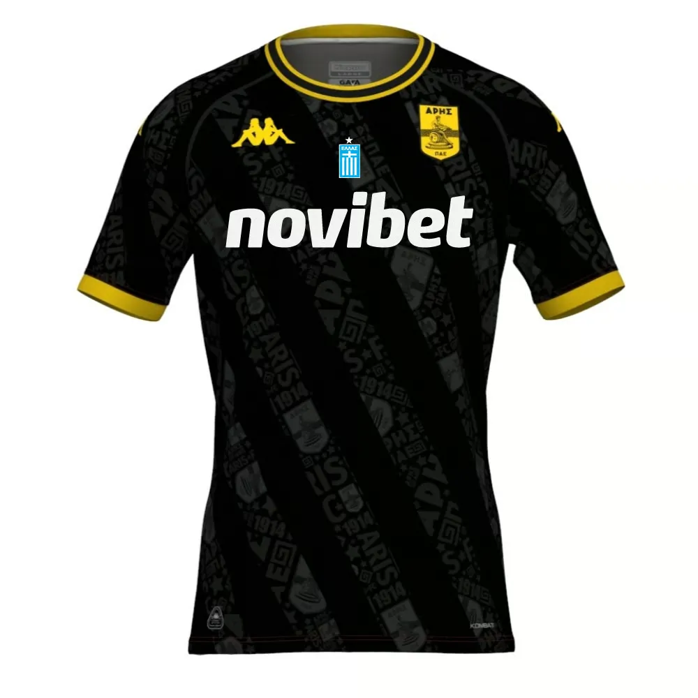 Camiseta Visitante Femenina Aris FC 2024/25 - Negra