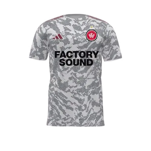 Niños Western Sydney Wanderers 2025/26 Tercera Camiseta de Calentamiento
