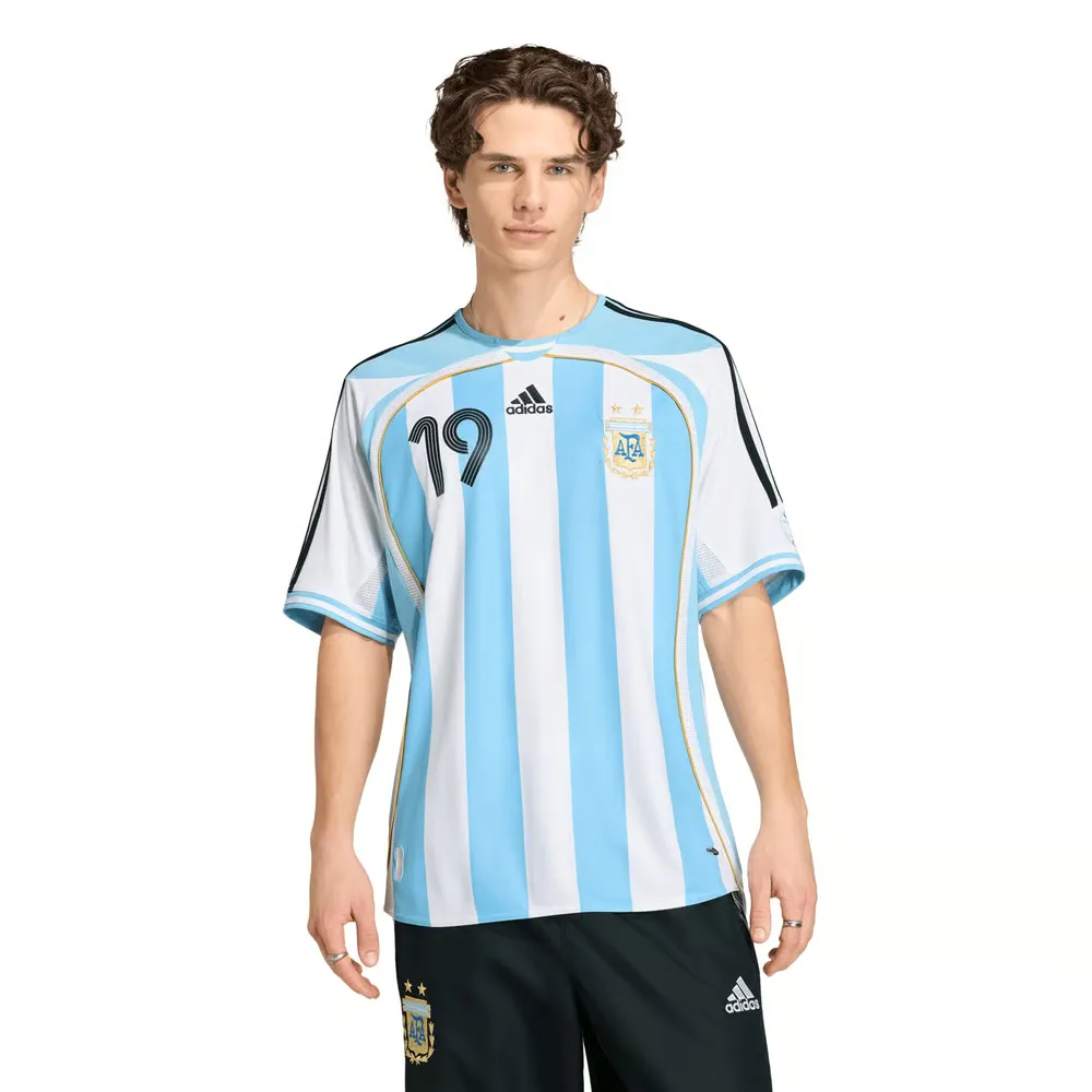 Camiseta Retro Local Argentina 2006 para Niño Messi #19 - Imagen 5