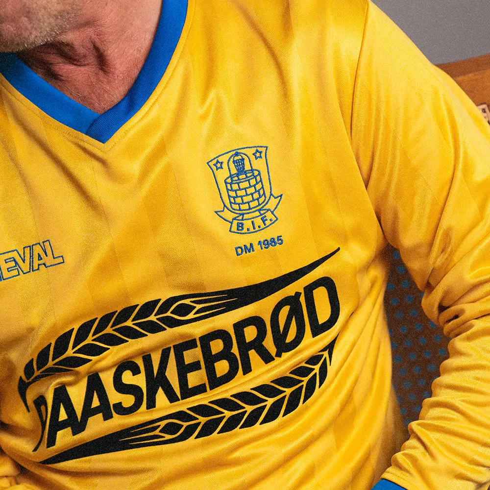 Camiseta Retro de Manga Larga Brøndby IF x COPA DM 1985 para Hombre - Imagen 3