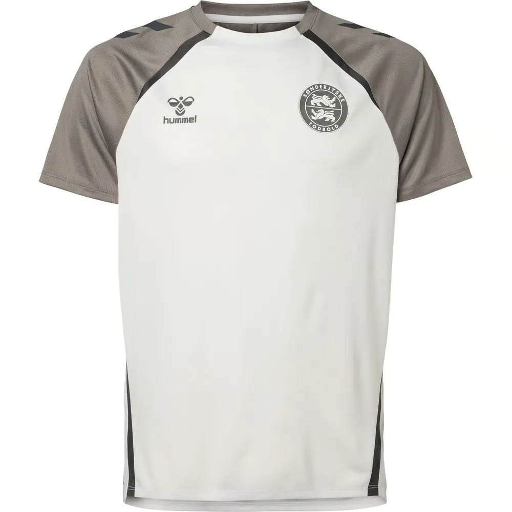 Tercera Camiseta de Calentamiento 2025/26 SønderjyskE para Hombre - Blanca