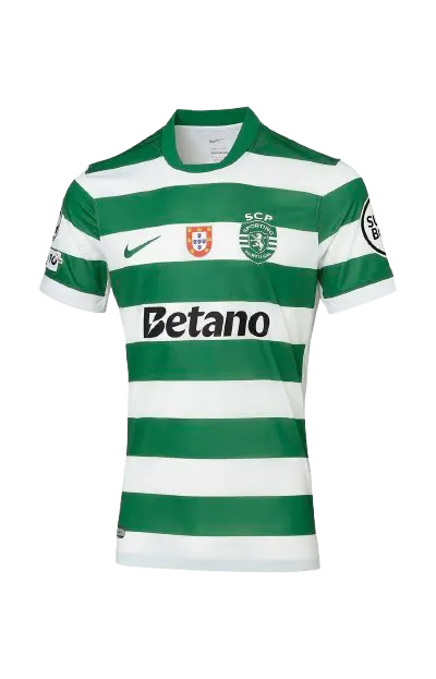 Hombre Sporting CP 2025/26 Camiseta Local Champions League