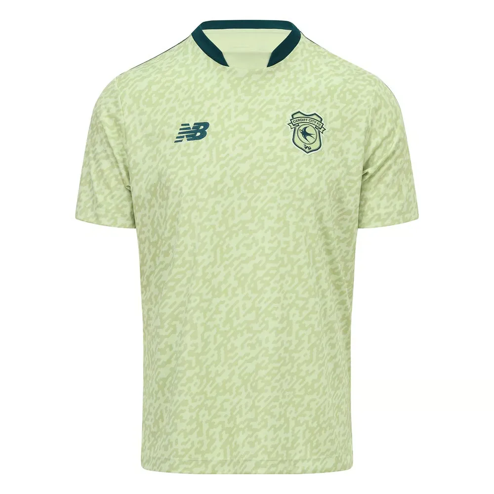 Camiseta de calentamiento visitante Cardiff City 2025/26 niño