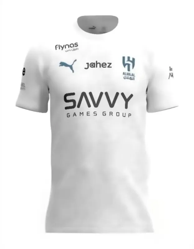 Camiseta Previa al Partido Tercera 2025/26 Blanca del Al Hilal SFC para Niño