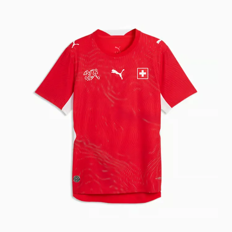 Camiseta de hombre Suiza 2026 Copa del Mundo auténtica local